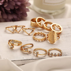 Medallion Ring Set